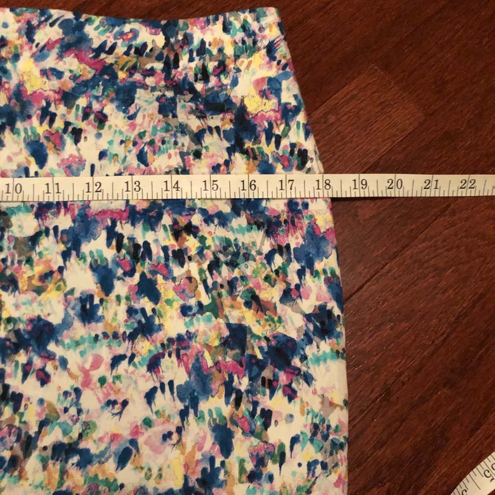 Ann Taylor Multicolored Pencil Skirt 10 Petite New - Picture 8 of 8